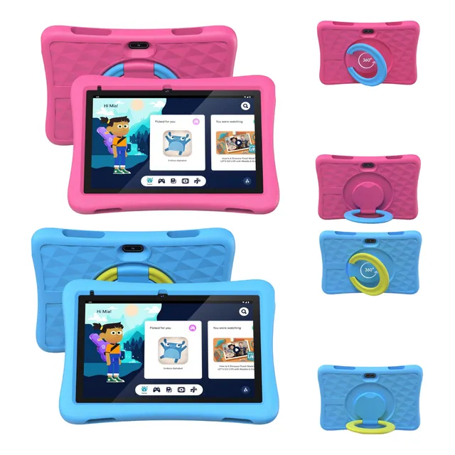 Tablet Para Niños Quad Core 7 Doble Camara Control Internet 