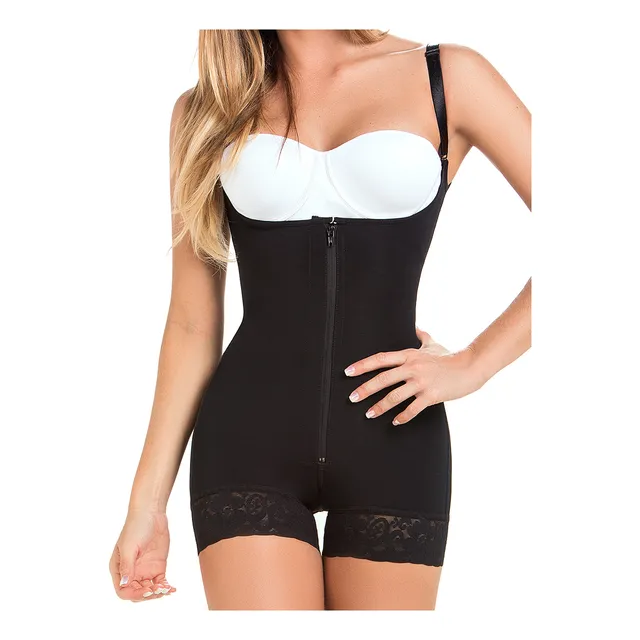 Faja Colombiana Post Quirúrgica Operatoria Pierna Corta Lipo