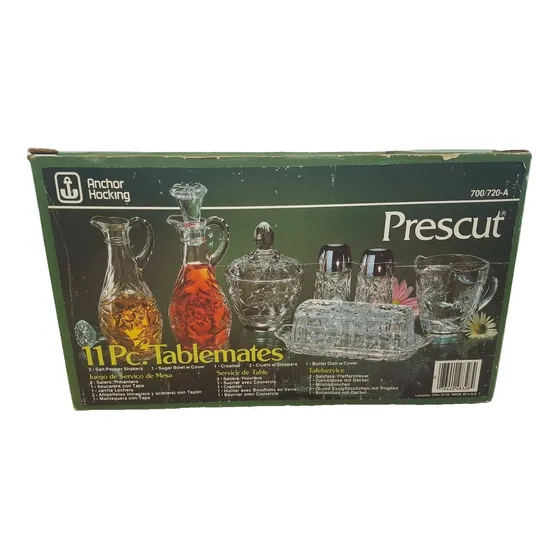 **juego De Servicio De Mesa De 11 Piezas Anchor Hocking**