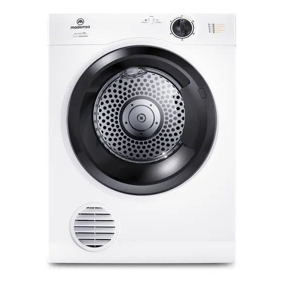 Secadora de Ropa Mademsa 7Kg Secado Reversible 7D BZG Blanca