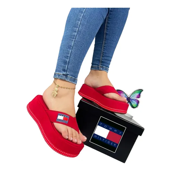 Tommy Hilfiger Sandalias Plataforma Mujer