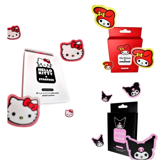 Starface Hello Kitty, My Melody, Kuromi Pimple Patches 32pzs