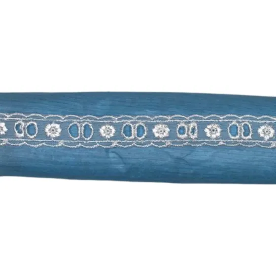 Puntilla Tul Bordado -1.60cm Ancho X 13,7 Mts - St. T110