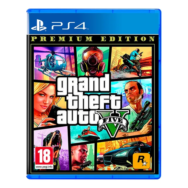 Grand Theft Auto V Premium Playstation 4 Euro