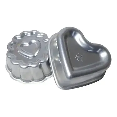 Molde De Aluminio Forma Kit Corazones Mini C1392 Caparroz