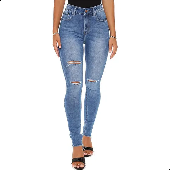 Jeans altos de dama hotsell