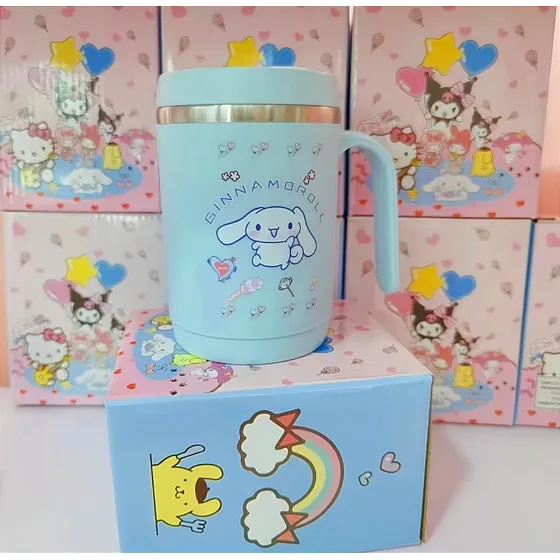 Termo Vaso Jarra Térmico Kuromi Sanrio Acero Inoxidable Niña