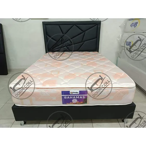 Colchón Bahamas Ortopédico Con Pillow Latinflex Matrimonial