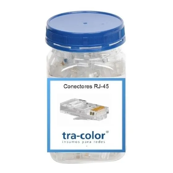 Modular Plug Rj-45 Fichas Cat-5e Para Redes X100