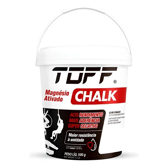 Pó Magnésio Ativado Seca Mão Alto Rendimento Toff Chalk 500g