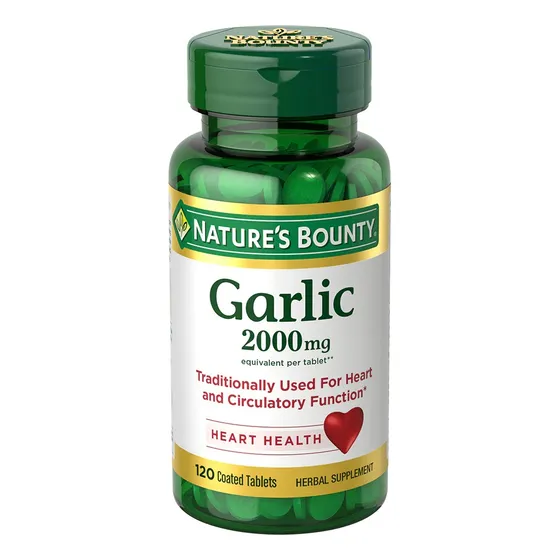 Suplemento Nature's Bounty Garlic 2000 Mg 120 Tabletas (x2)