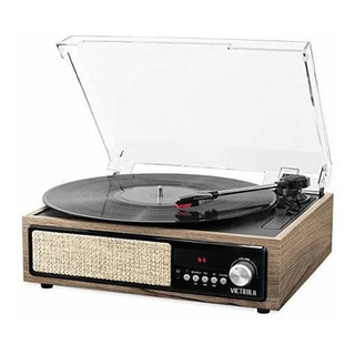 Victrola Reproductor De Discos Bluetooth 3 En 1 Con Altavoce Victrola Reproductor De Discos Bluetooth 3 En 1 Con Altavoce