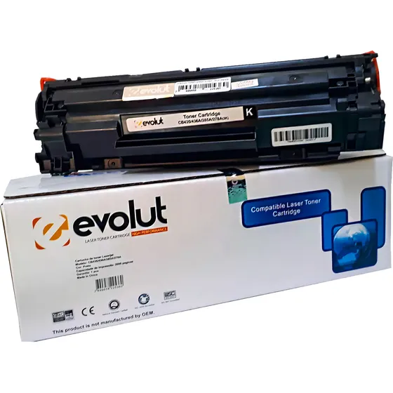 Toner 285a 1.6k - (p1102/p1102w/m1132) - Evolut Supreme Tinta Preto