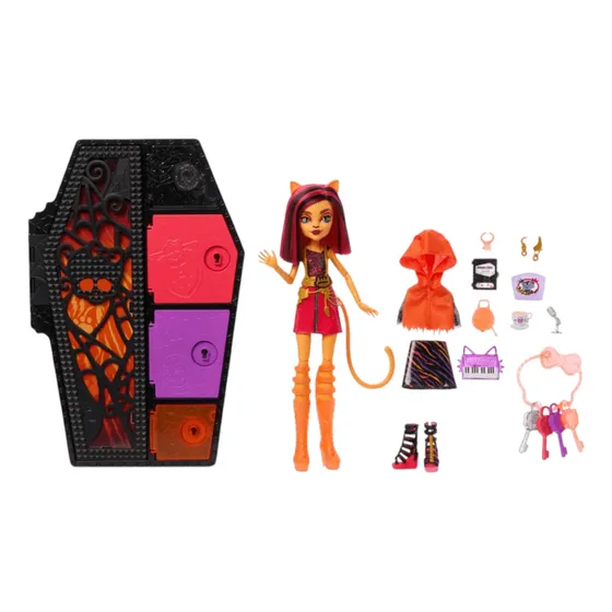 Muñeca Skulltimates Secrets Sustos Neón Toralei Monster High