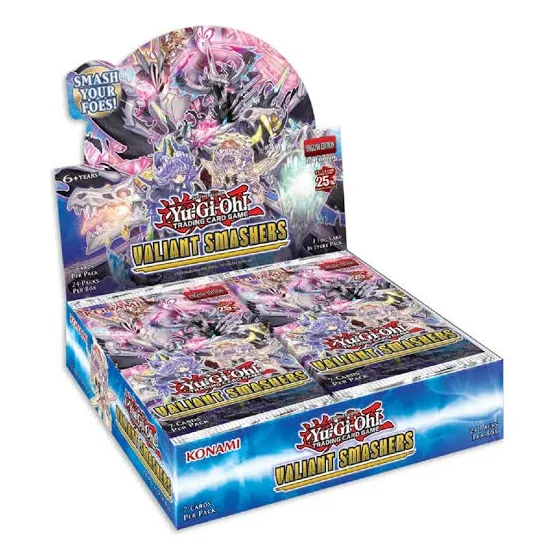 Yugioh Tcg Valiant Smashers Booster Box Display Inglés