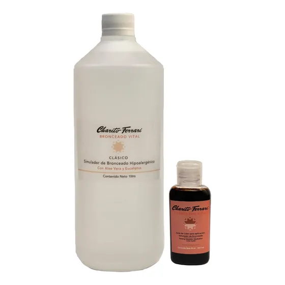 Simulador De Bronceado Clásico X 1 Litro - charito Ferrari