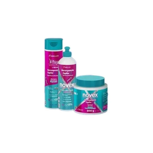 Shampoo, Crema De Peianar Y Baño De Crema Novex Niacinamida 