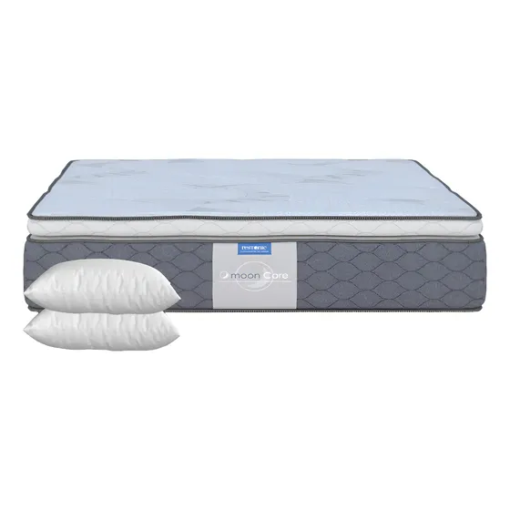 Colchón Restonic Queen Size Europa Ortopédico + 2 Almohadas