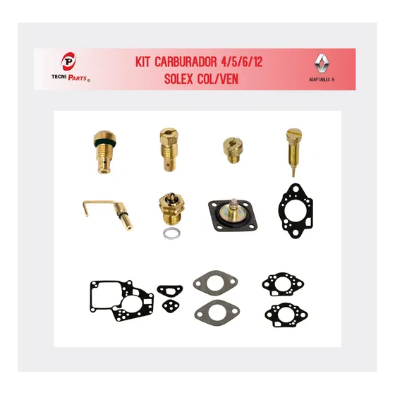 Kit Carburador Renault 4 6 12 1.300 18 1.400