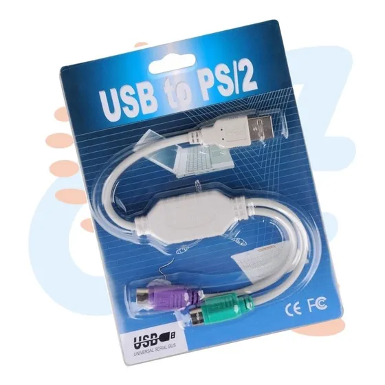Cable Adaptador Usb A Ps/2 Convertidor Teclado Mouse Pc Usb