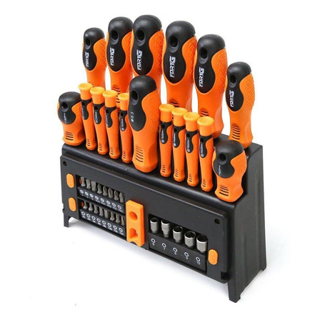 Jogo Chave De Fenda / Phillips E Bits Com 39 Peças Fortgpro Jogo Chave De Fenda / Phillips E Bits Com 39 Peças Fortgpro