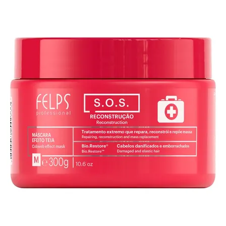 Máscara de Tratamento SOS Reconstrução Felps Professional - 300g