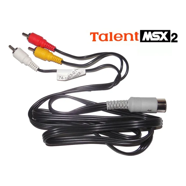 Cable Audio Video Talent Msx2 Tpc-310 Monitor Lcd Y Tubo A/v