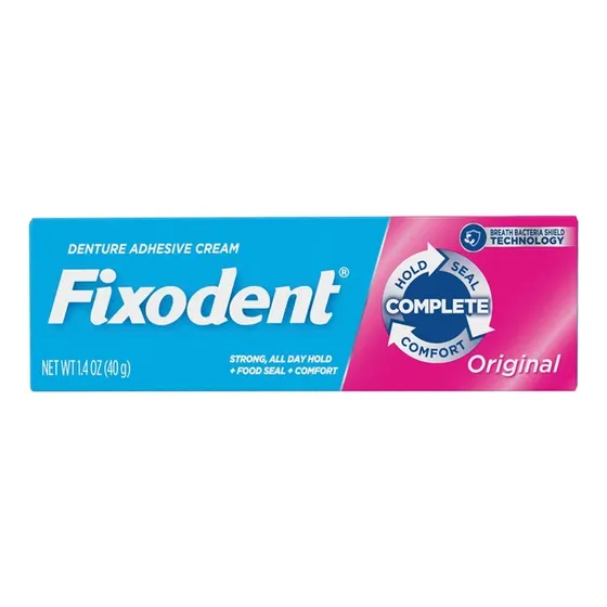 Adhesivo Fixodent Dental Adhesive Dura Todo El Dia 40gr