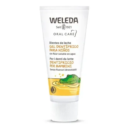 Gel Dental Infantil Weleda Proteção Natural Para Dentes De Leite 50ml