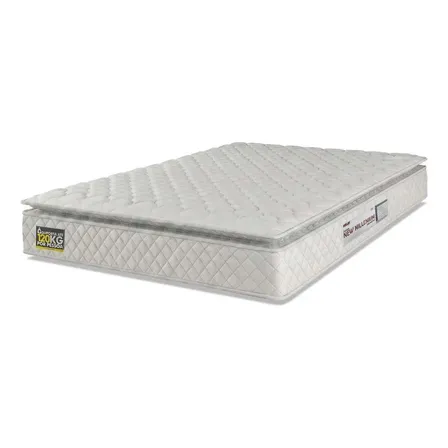 Colchão Casal Espuma D33 Pillow Top New Millenium Branco