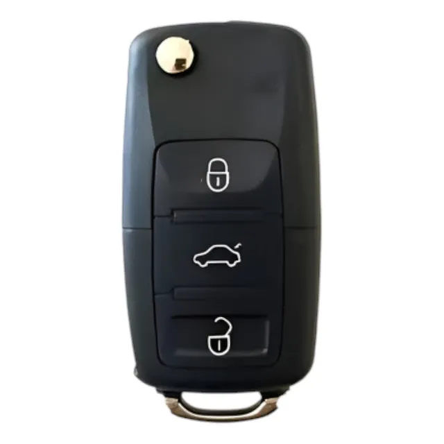 Llave Carcasa Control Volkswagen Polo Gol Fox Bora 3 Bot.