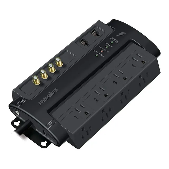 Acondicionador De Voltaje Panamax M8-av-pro Con 8 Contactos