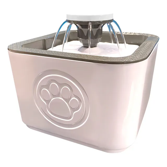 Fuente Bebedero para Mascotas Toptecnouy JGX-8047 color blanco