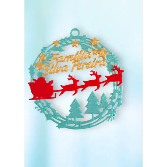 Esferas De Navidad Chirimbolos Personalizados X3 Unidades 