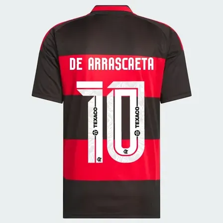 Camisa Masculina Flamengo Arrascaeta 10 Rubro Negro Envio Já