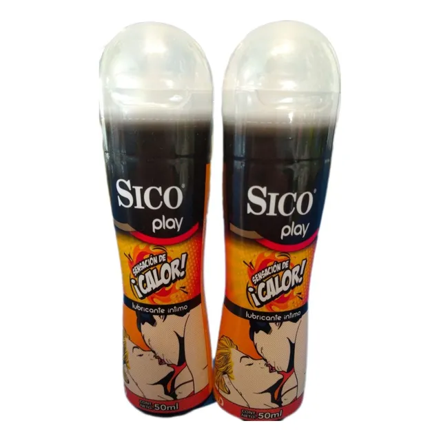 Sico Play Sensacion Termica Con Lubricante 50ml Pack 2pzas