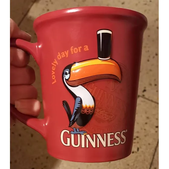 Taza Grande De Guinness Comprada En Londres, Nueva