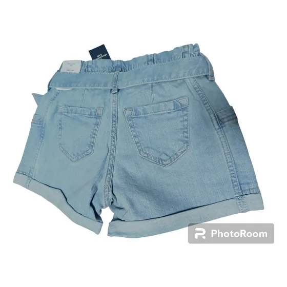 Short Abercrombie Original Niña Jean Azul Claro Talla 13/14