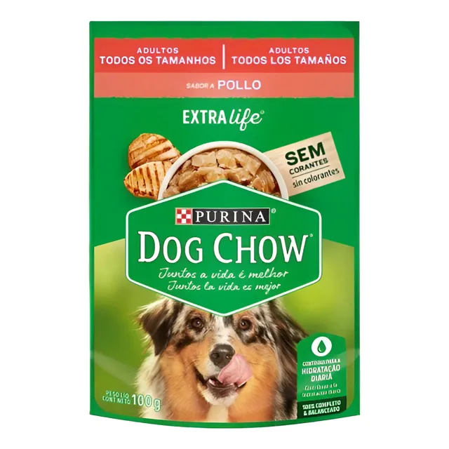 Dog Chow Adulto Todo Tamaño Pollo 100g
