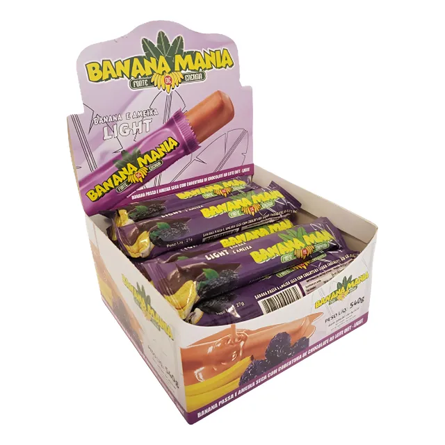 Bananinha Ameixa Chocolate Diet Zero Açúcar Sem Glúten 20un
