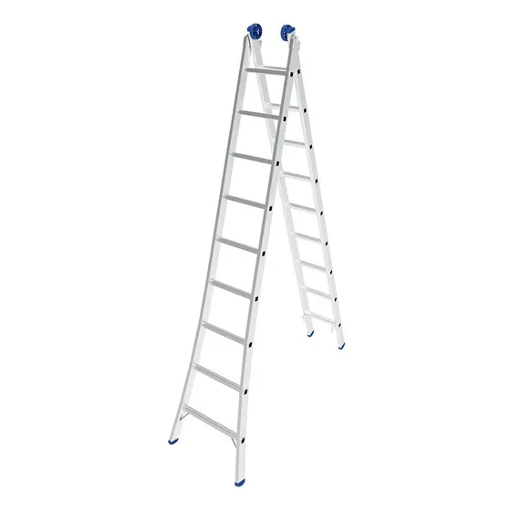 Escalera Extensible 2x9 Aluminio Mor 5205