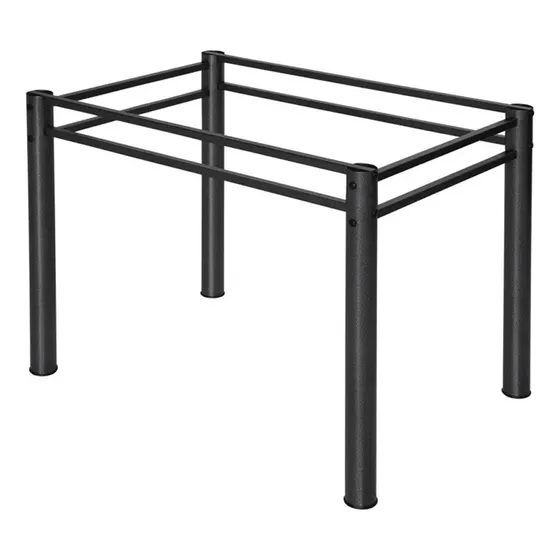 Base De Mesa Jantar Tampo Pedra Vidro Madeira Granito 120x80