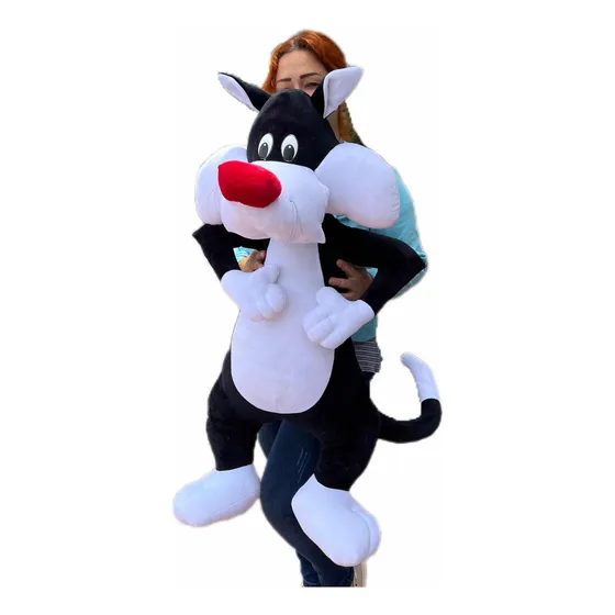 Gato De Peluche Silvestre Gigante 1 Metro Perfumadito