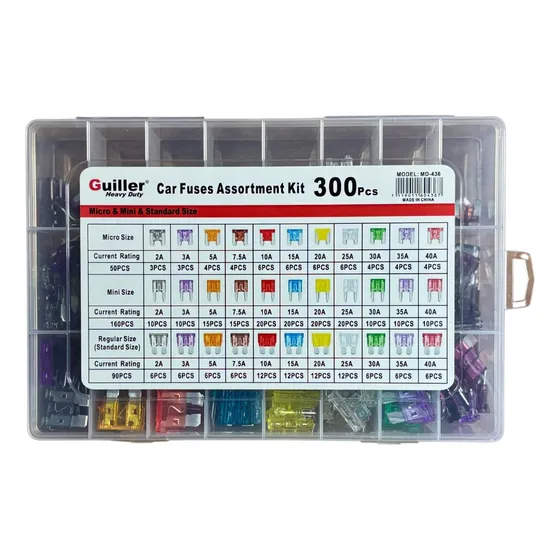 Fusibles Automotor Set 90 Estándar 160 Mini 50 Micro Guiller