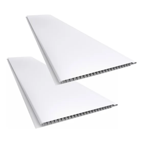 Cielorraso Machimbre Pvc Tabla Blanca Liso  8mm X 5 Mtrs X2