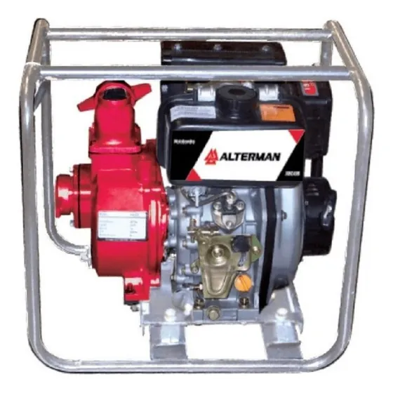 Motobomba Alterman Diesel 305cc 4.4kw(6hp) Caudal 3 X 3 Auto
