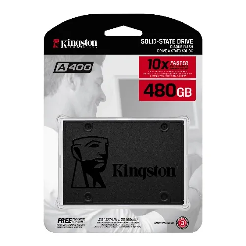 Ssd 2.5 480gb Kingston Sataiii Sa400 6gb/s 7mm Sa400s37/480g