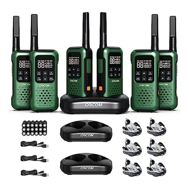 Walkie Talkies G9 Ip67 Impermeables, Largo Alcance, Recargab