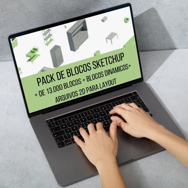 Blocos Sketchup + Blocos Dinamicos + Layout
