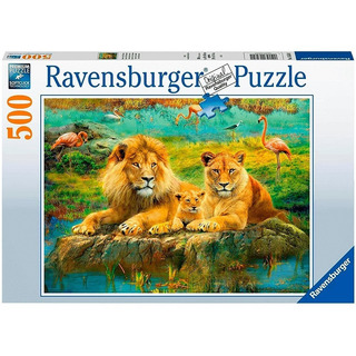 Rompecabezas Ravensburger Leones De La Sabana 500 Piezas 12+ Rompecabezas Ravensburger Leones De La Sabana 500 Piezas 12+